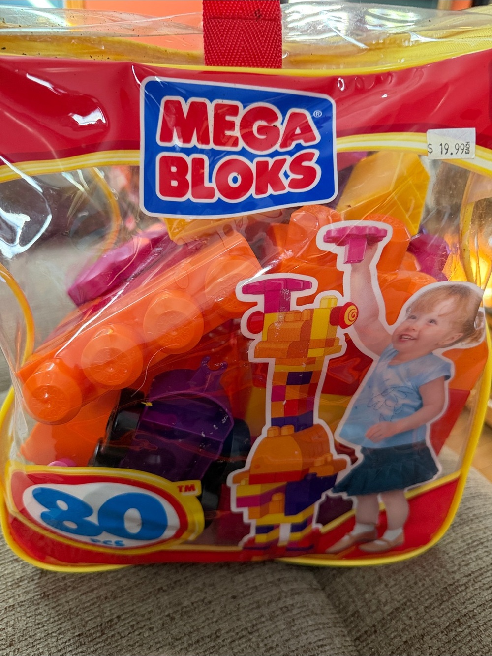 Mega Bloks for children 1+ in bag